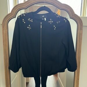 H&M Embellished Bomber